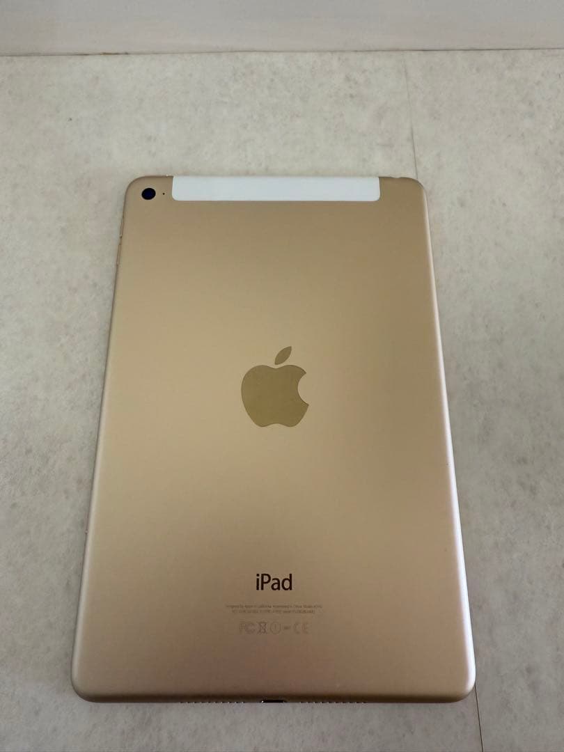 値下げ！Apple iPad Mini 4 ゴールド Wi-Fiモデル128GB