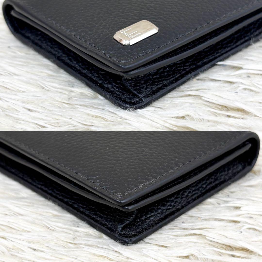 【未使用級】ダンヒル 名刺入れ 二つ折り ブラック カードケース ベルグレイブ