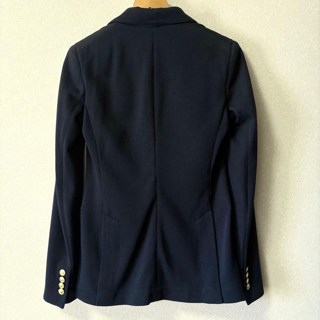 【美品】ポロラルフローレン ネイビーブレザー 紺ジャケット size 0