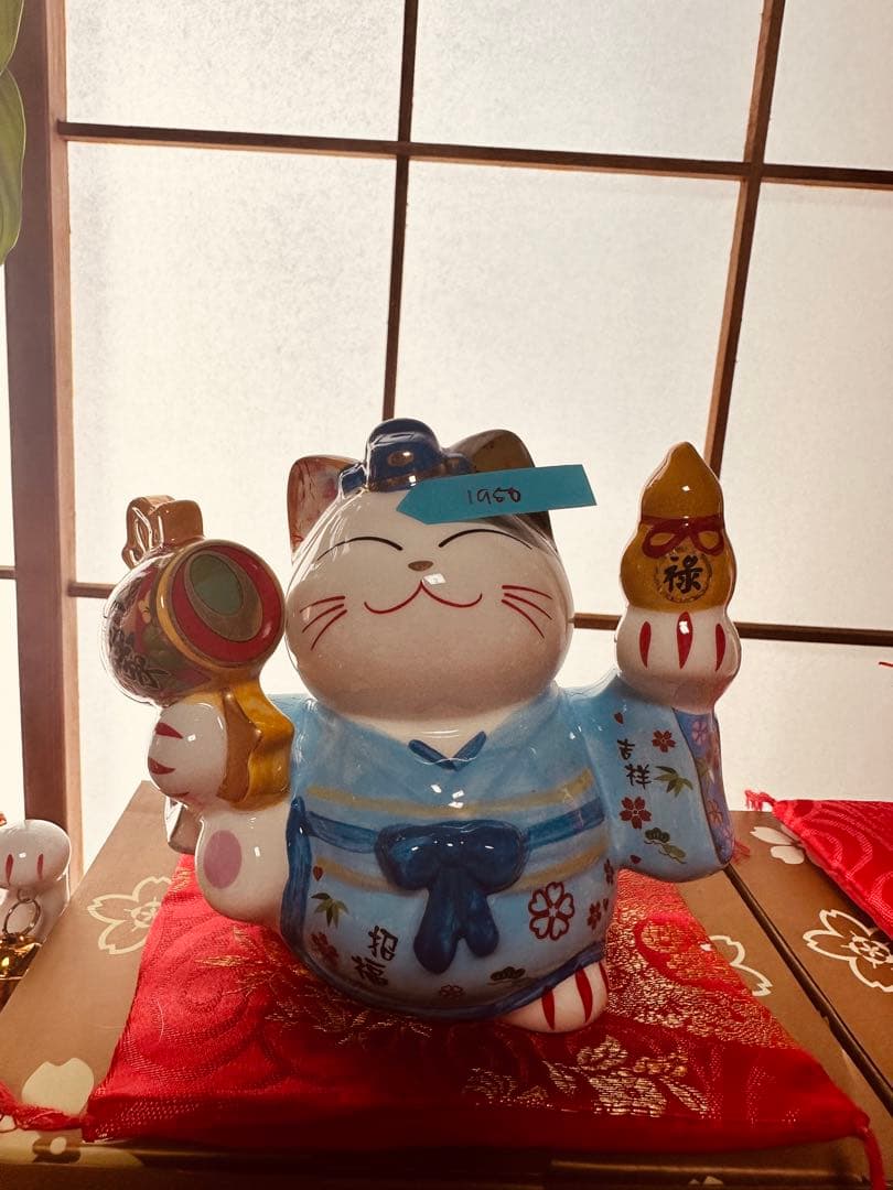 招き猫 陶器製 多種類セット