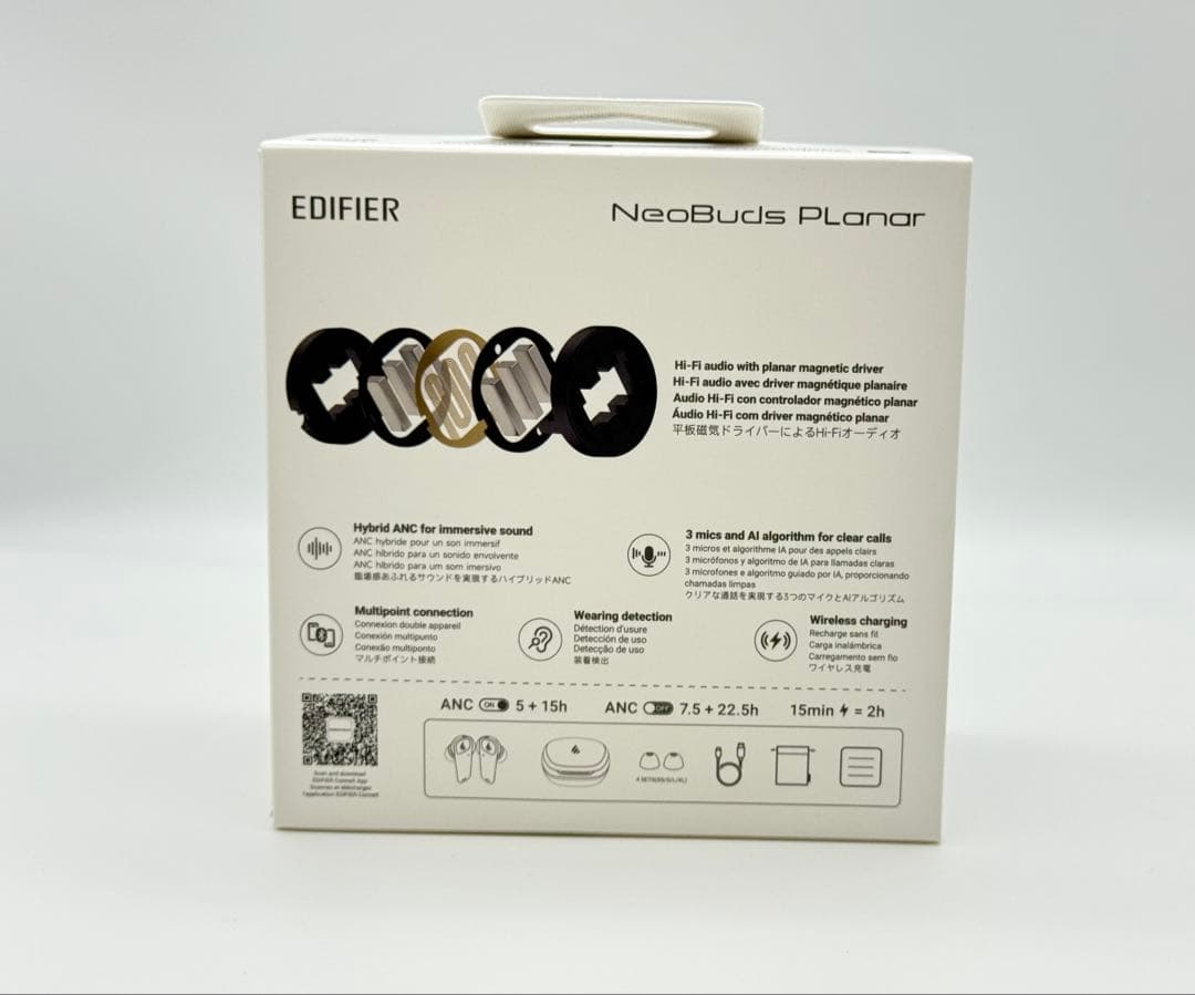 Edifier NeoBuds Planar ワイヤレスイヤホン 平面磁界駆動型