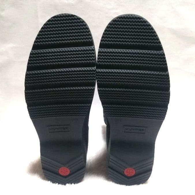 HUNTER ハンター プレイ ショート トラベル ブーツ ブラック 24.5