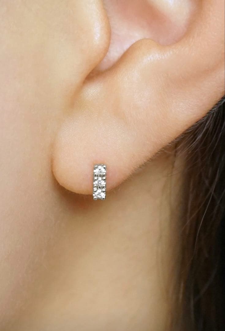 TAKE-UP ptダイヤモンド　ハーフピアス　片耳用