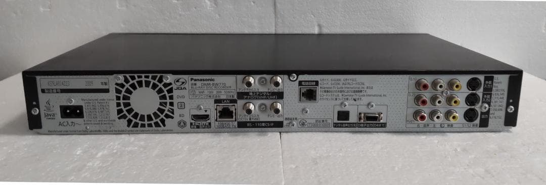 2TB-W録-Panasonic BDレコーダーDMR-BW770完動品