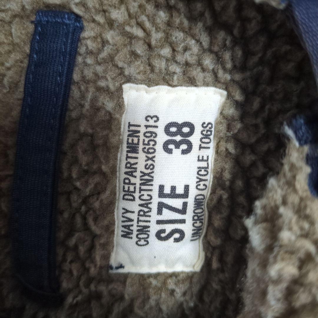 WAIPER CV-18 N1デッキジャケットジャケット サイズ38 ネイビー