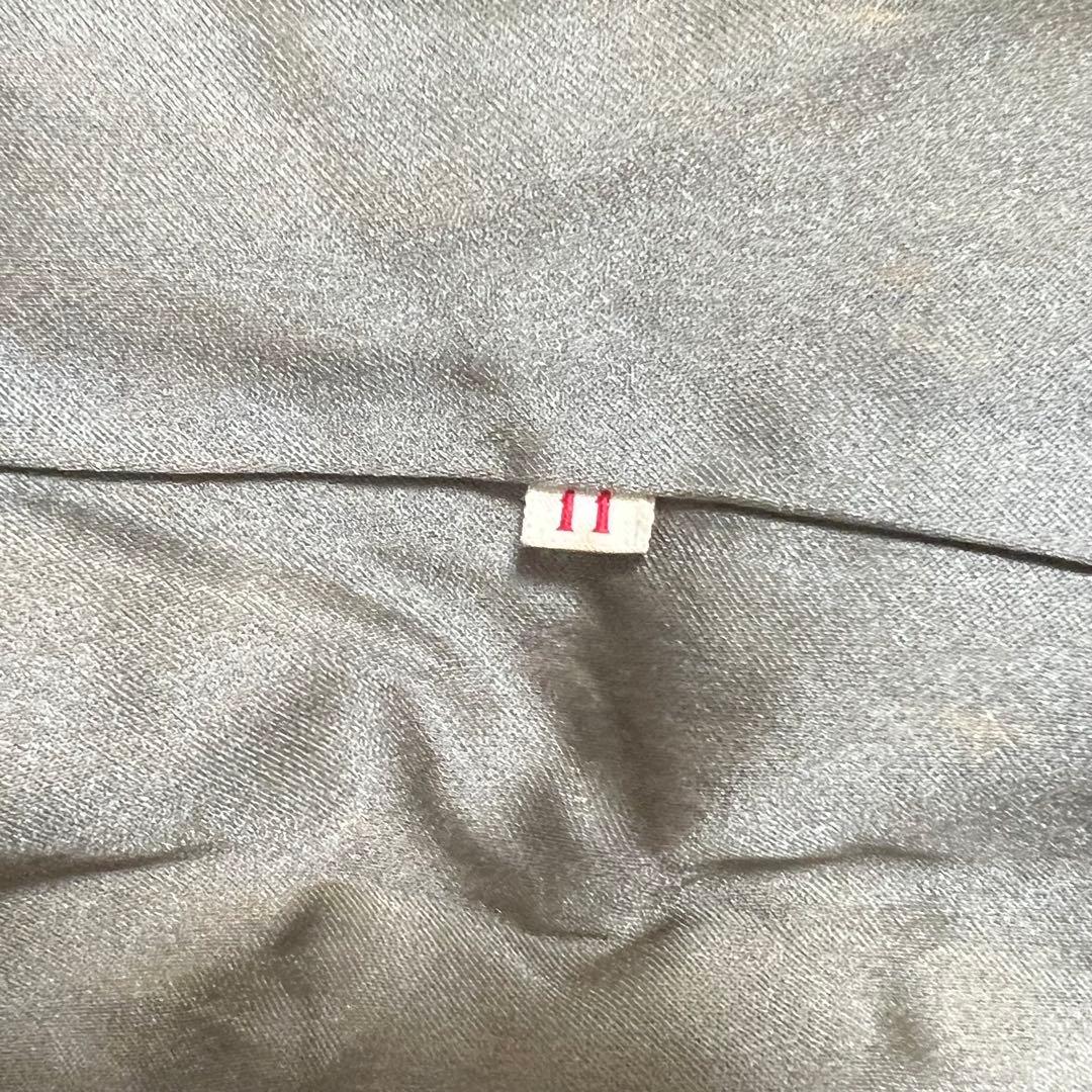 エンバ EMBA 毛皮コート リアルファー ロング カラクルラム グレー L