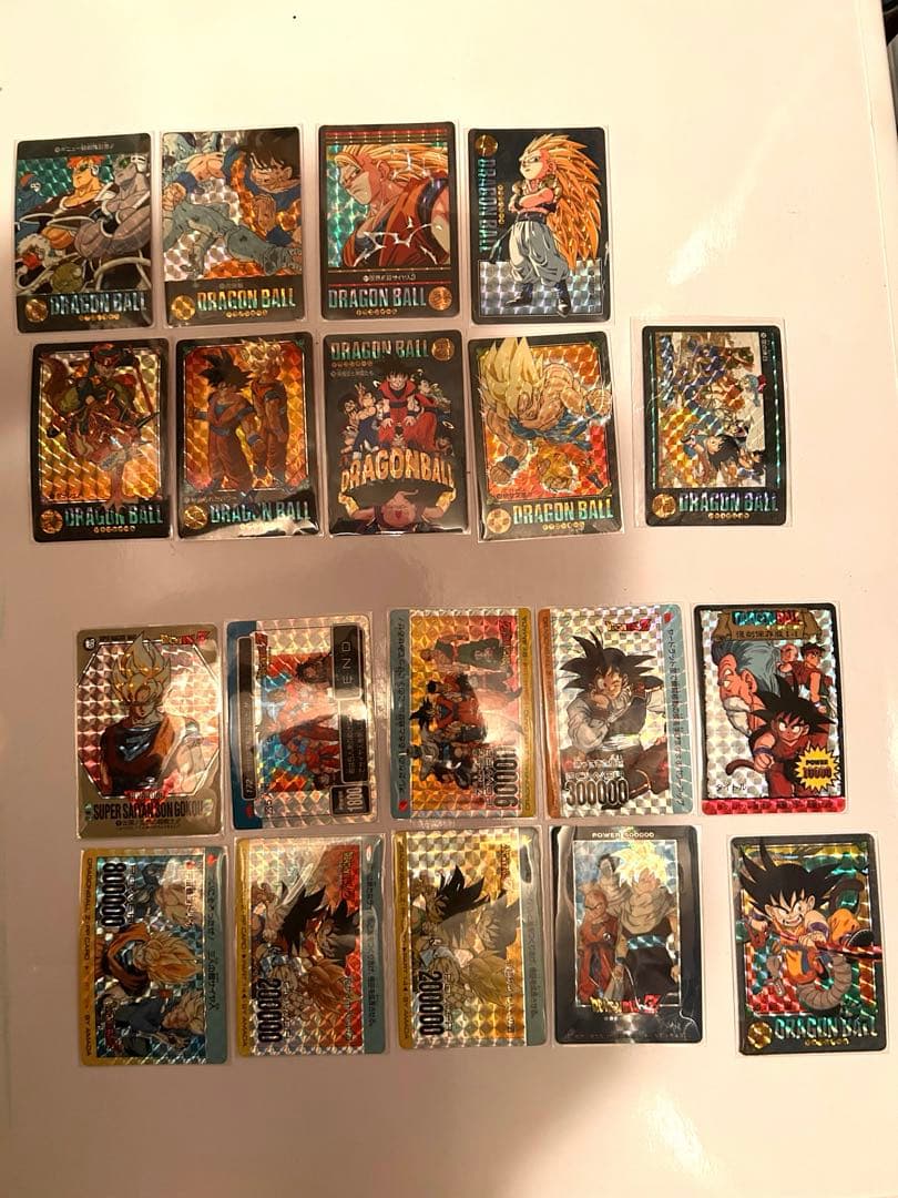 ドラゴンボールカードダス ビジュアルアドベンチャー 等19枚　キラカード