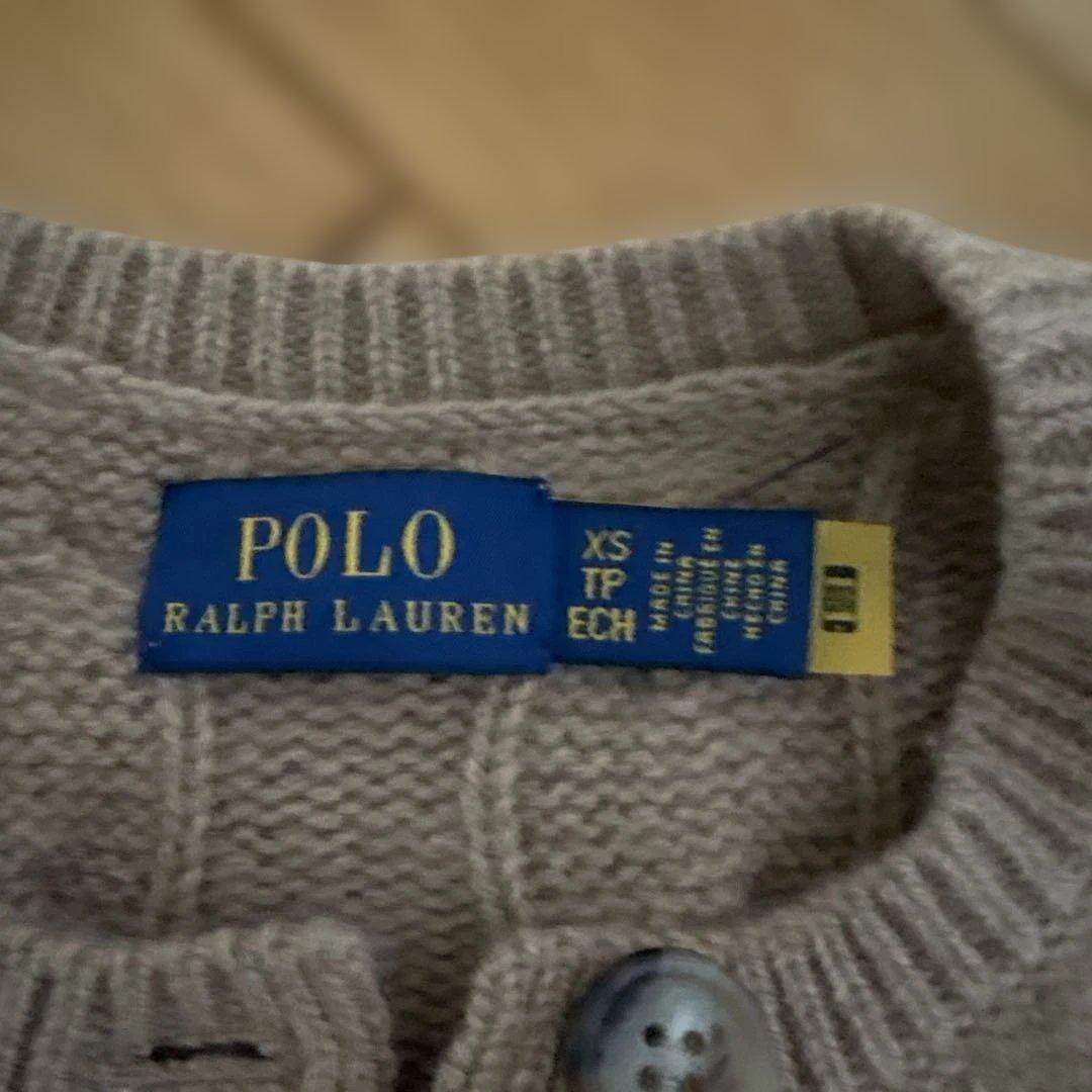 POLO RALPH LAUREN ケーブルニットカーディガン XS