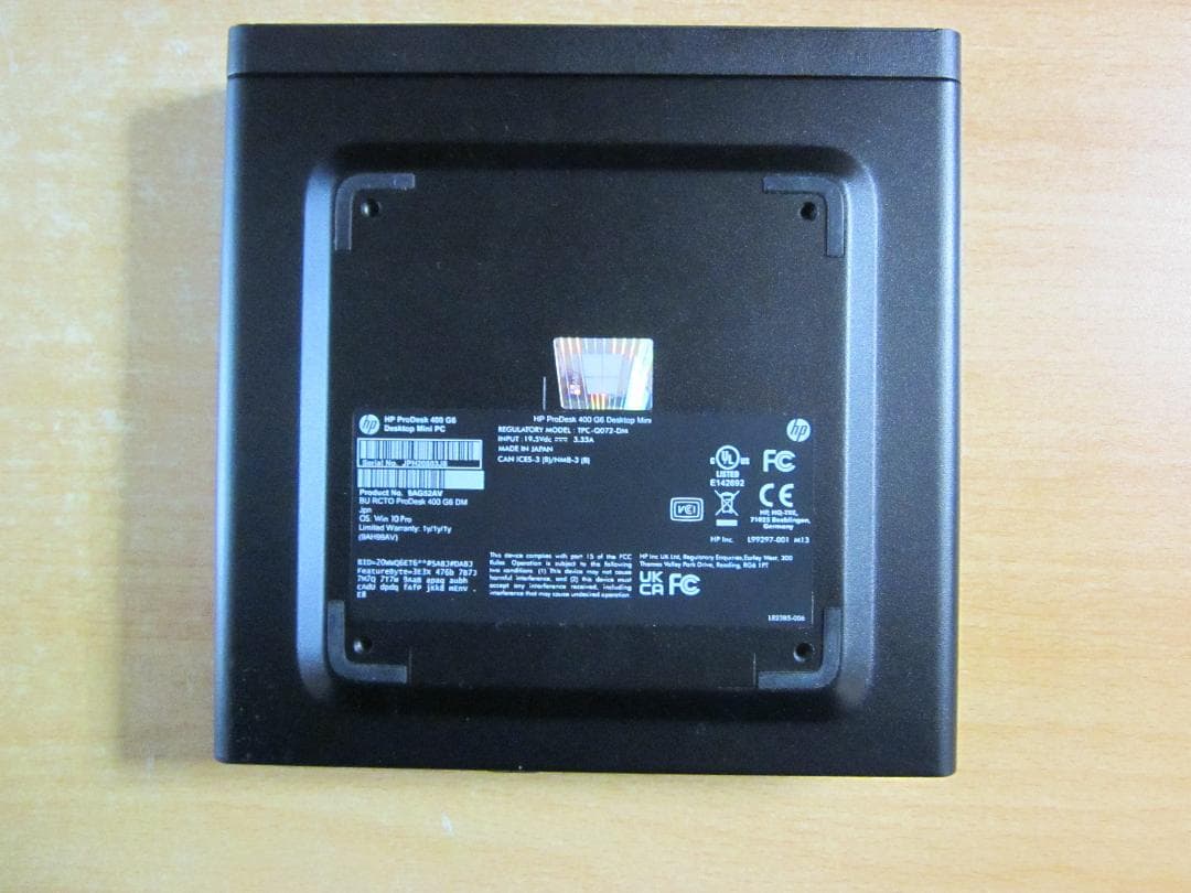 HP EliteDesk 800 G6 DM i3-10100T　中古品