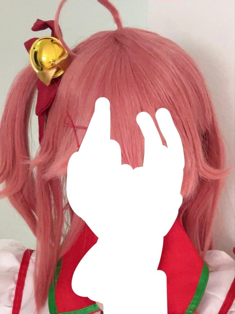 ホロライブ　0期生　さくらみこ/通常衣装コスプレ+ウィッグ付き