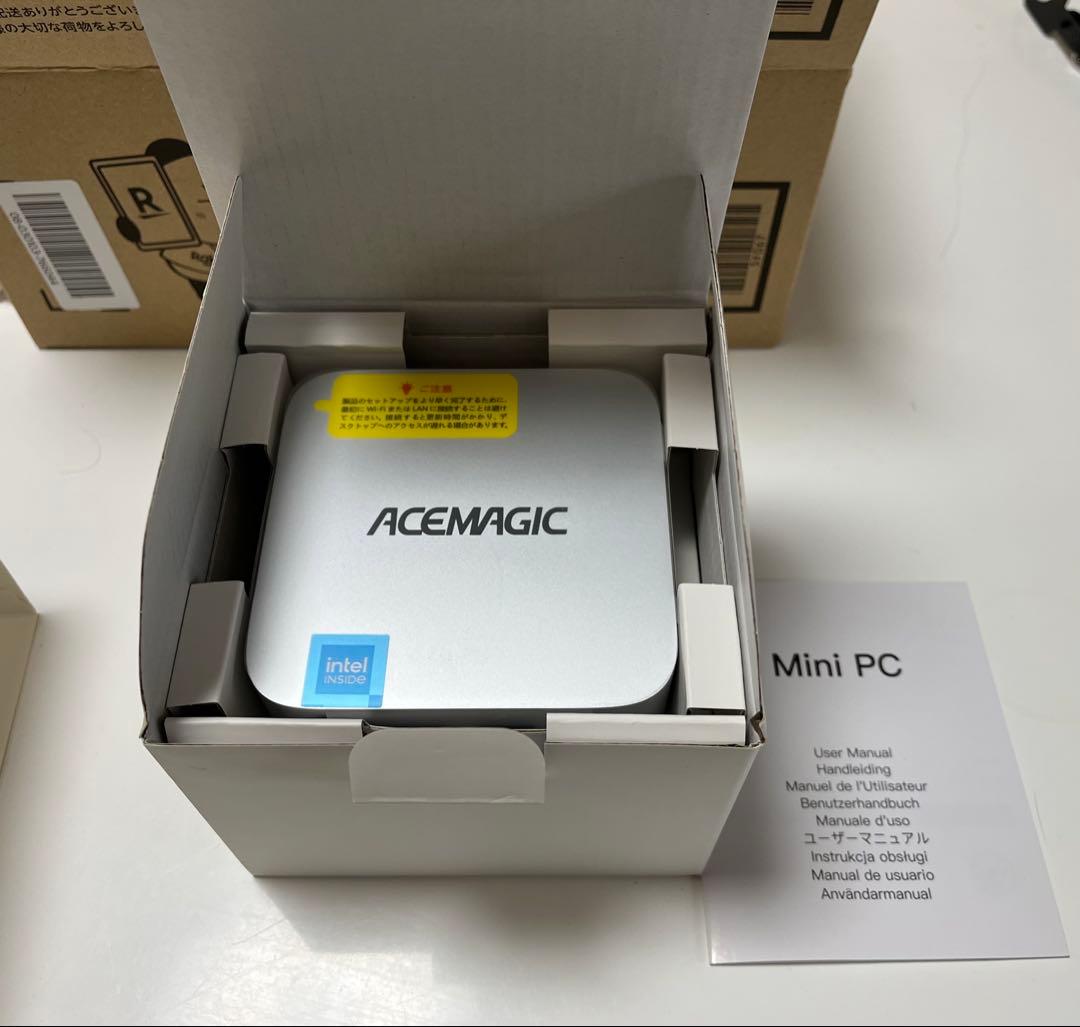 【新品】ミニPC N150 8G SSD256 ACEMAGIC シルバー