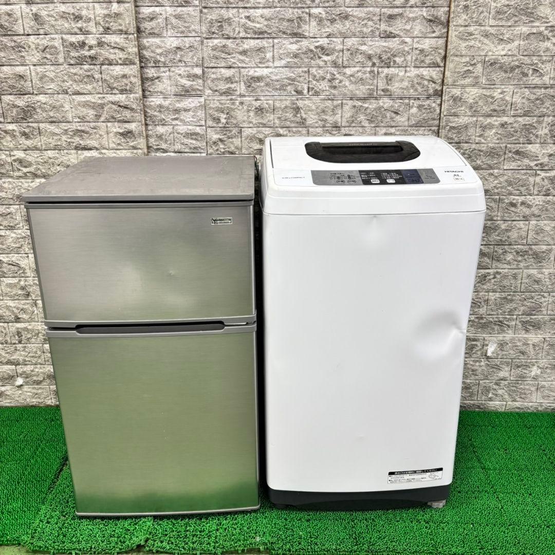579 冷蔵庫　洗濯機　コンパクトサイズ　セット　小型　一人暮らし　きれい