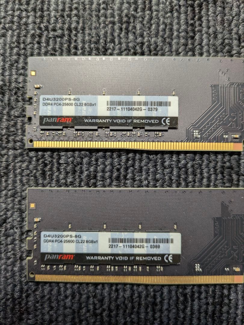 Panram DDR4 3200MHz 8GB メモリ