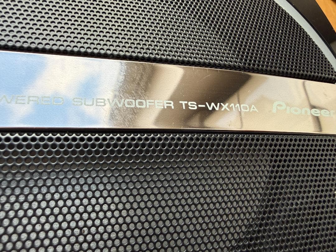 カロッツェリア TS-WX110A パワードサブウーファー 配線一式付