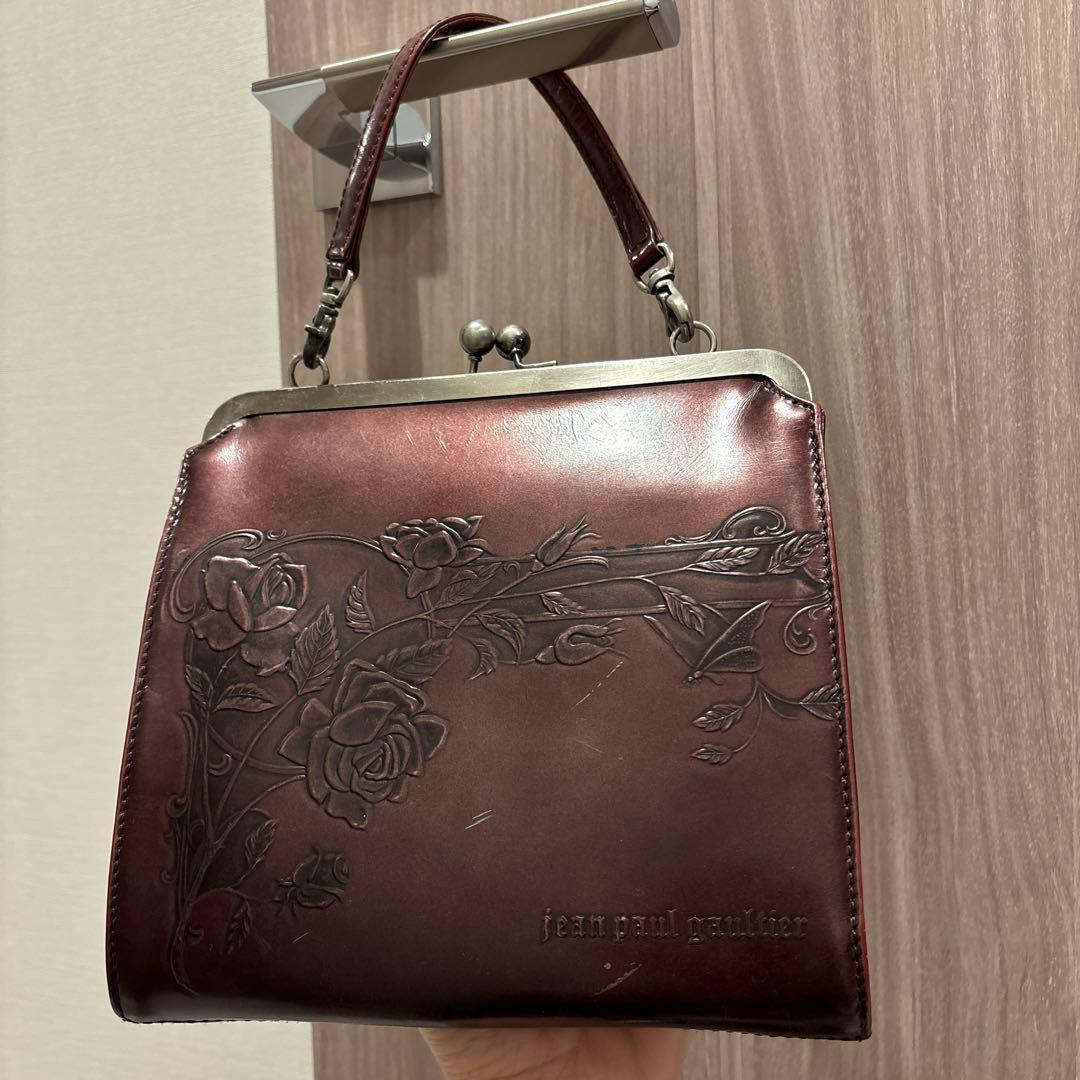 1980〜90年代　ジャン・ポール・ゴルチエ レザー ハンドバッグ