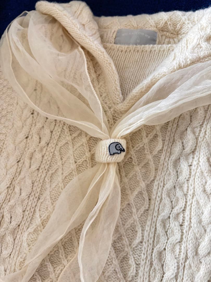 keisukekanda アランニットのセーラー服ワンピース