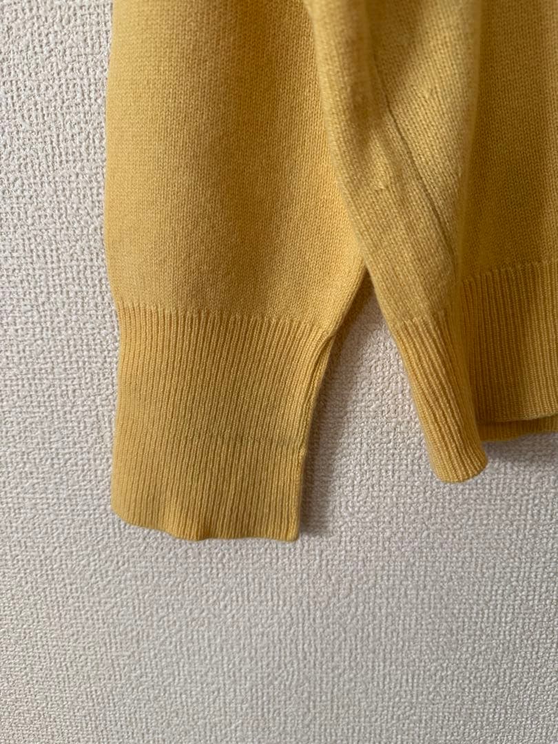 Ballantyne イエロー カシミヤ セーター 42