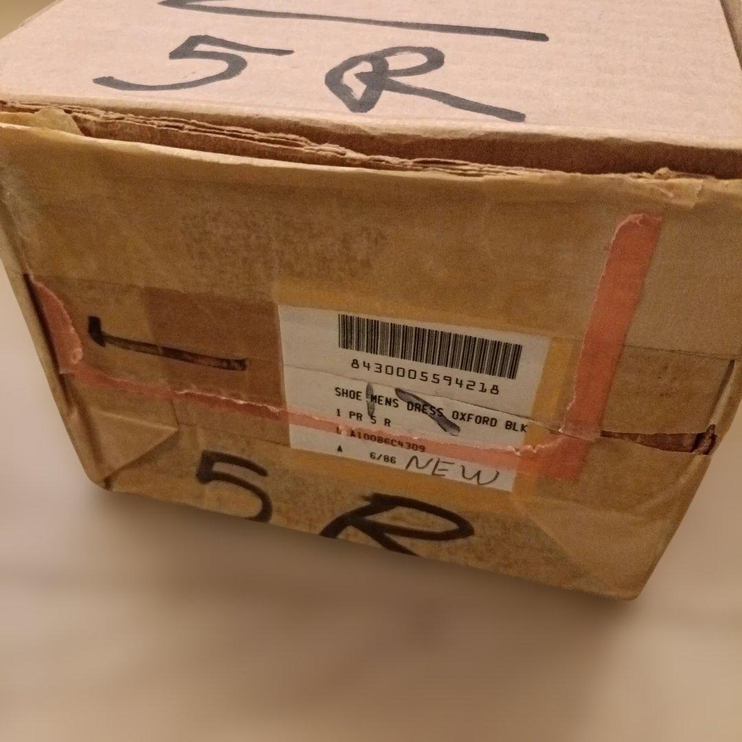 デッドストック '86 アメリカ軍 サービスシューズ 5R 箱付き