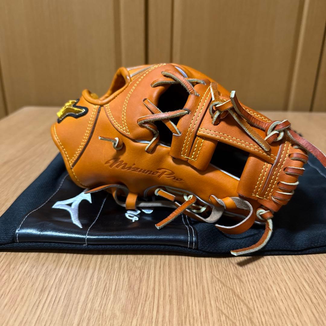 ミズノプロ　MM型　硬式グローブ　内野手用