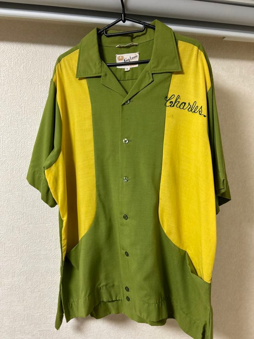 KingLouie キングルイ60年代ボーリングシャツXL ボーリングシャツ