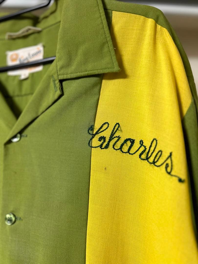 KingLouie キングルイ60年代ボーリングシャツXL ボーリングシャツ