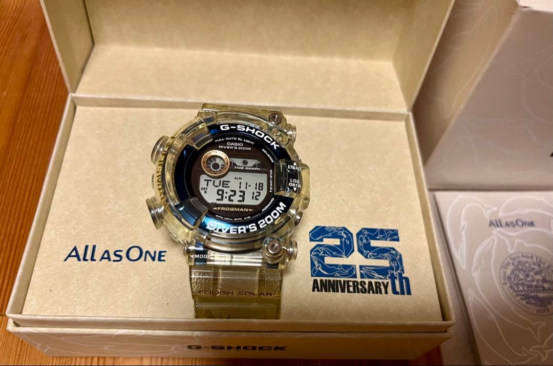 カシオ　G-Shock フロッグマン 25周年記念モデルGF-8251K-7JR