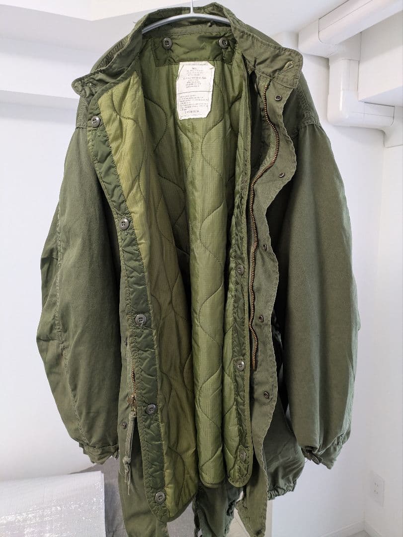 希少 U.S.ARMY M-65 フィッシュテール モッズコート フルセット