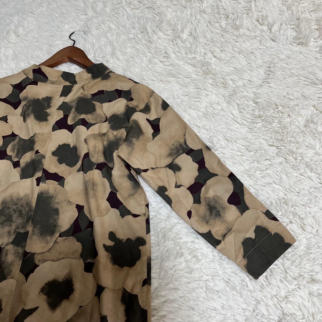 【美品】パラスパレス ロングワンピース スキッパー 花柄 総柄