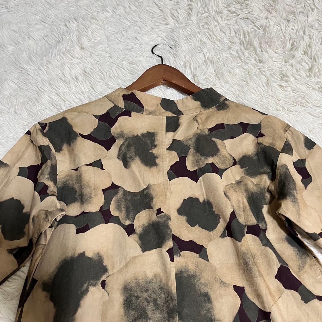 【美品】パラスパレス ロングワンピース スキッパー 花柄 総柄