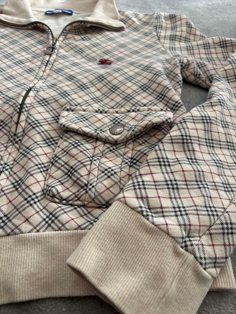 BURBERRY ノバチエック　フルジップジャケット　ブルーレーベル　M 美品