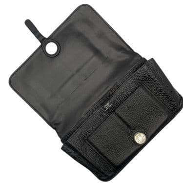 美品 HERMES エルメス ドゴン ▢L刻印 ケース付 ブラック