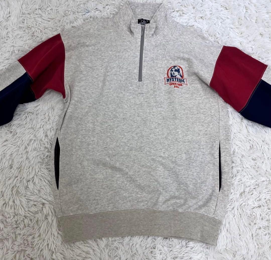 ヒステリックグラマー ハーフジップ