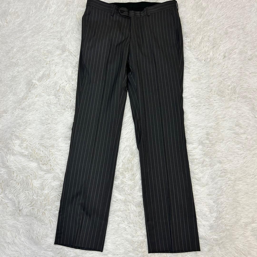 【極美品！】MEN'S TENORAS ティノラス 3ピース グレーストライプ