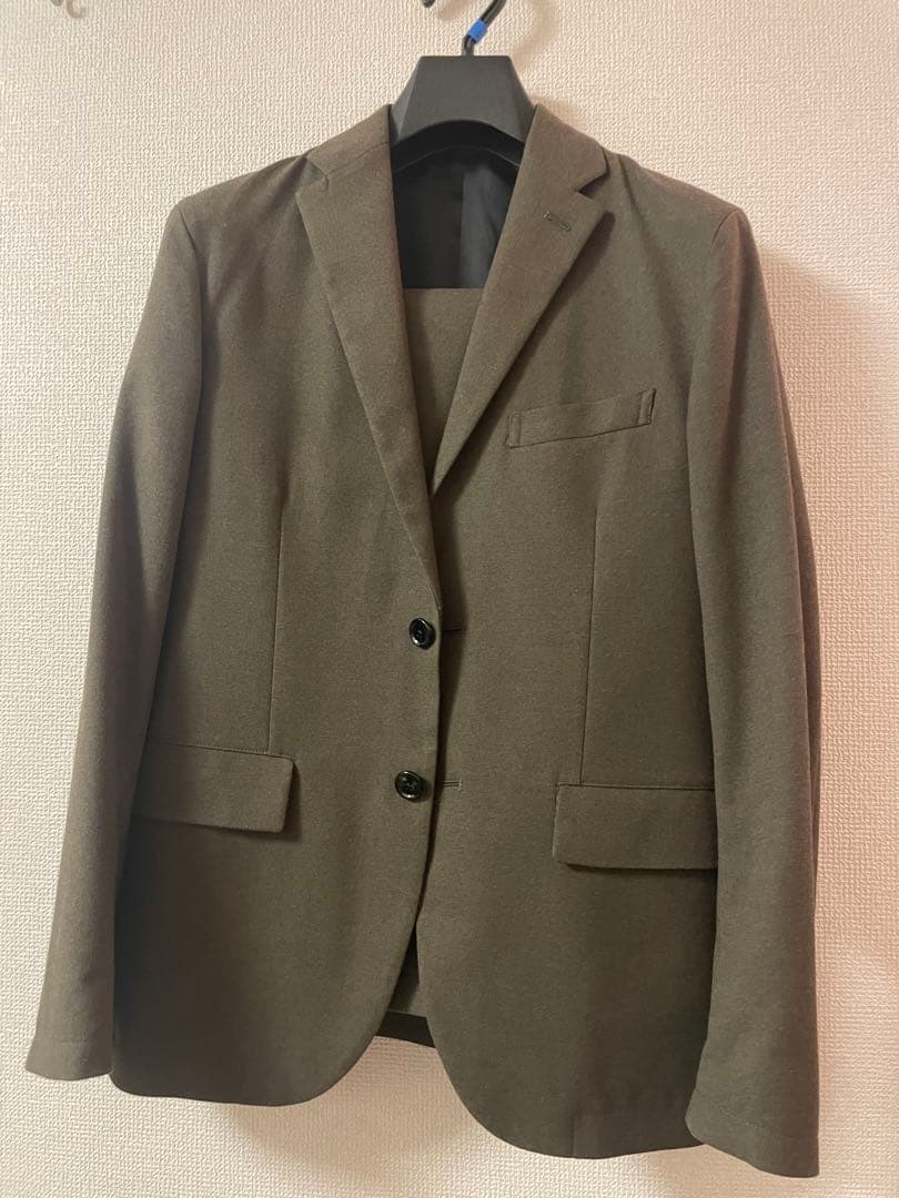 ビューティーユースセットアップ/ジャケット＆イージースラックスオリーブ / S