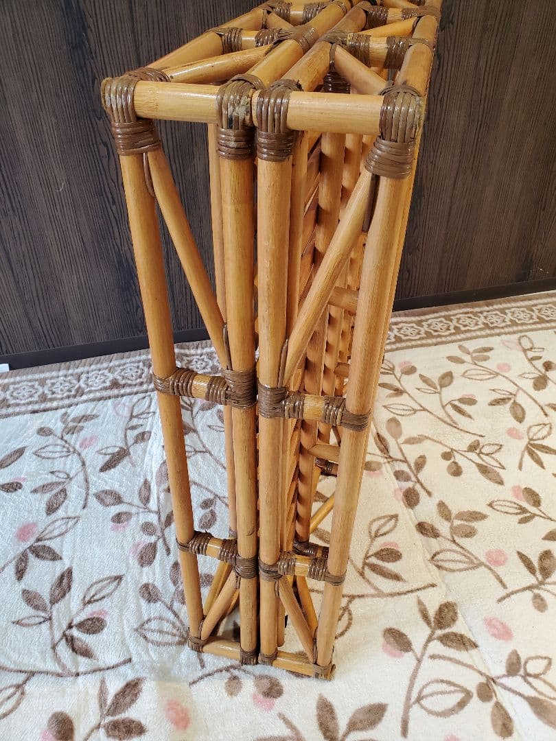 ラタン　籐家具　シングル　ベッド　フレーム