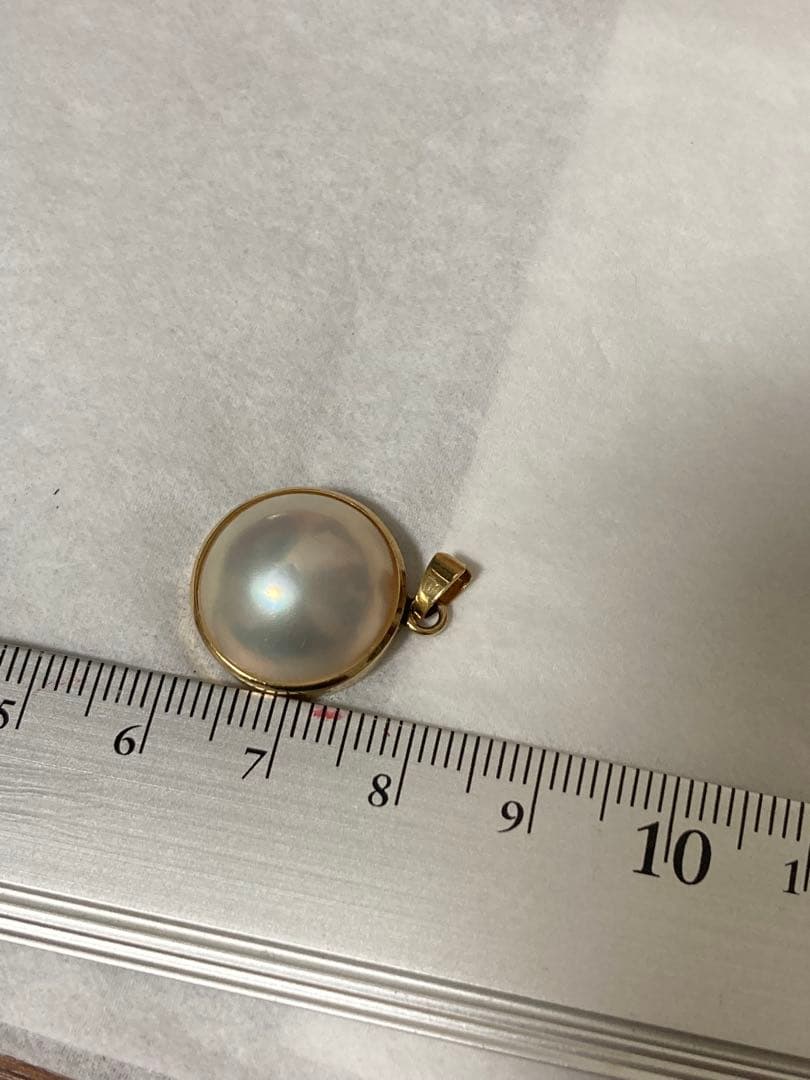 ☆*☆様 k18 マベパール　ネックレストップ