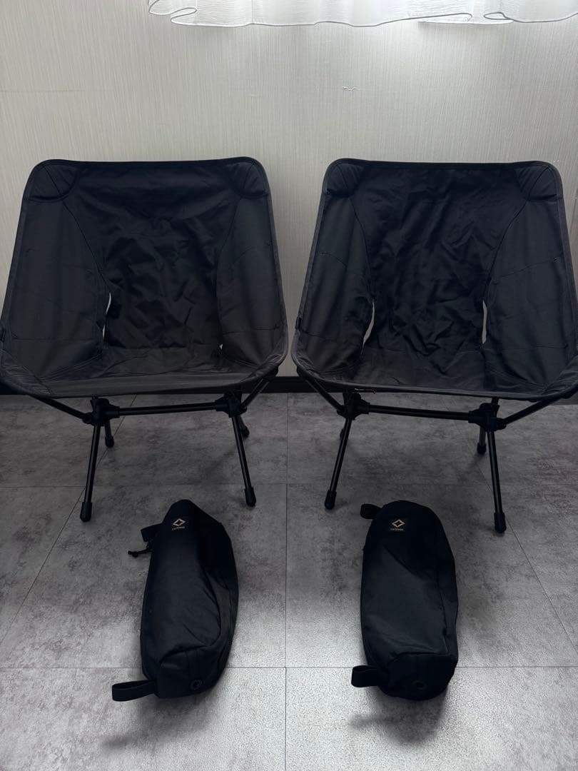helinox タクティカルチェア　ブラック　二脚セット