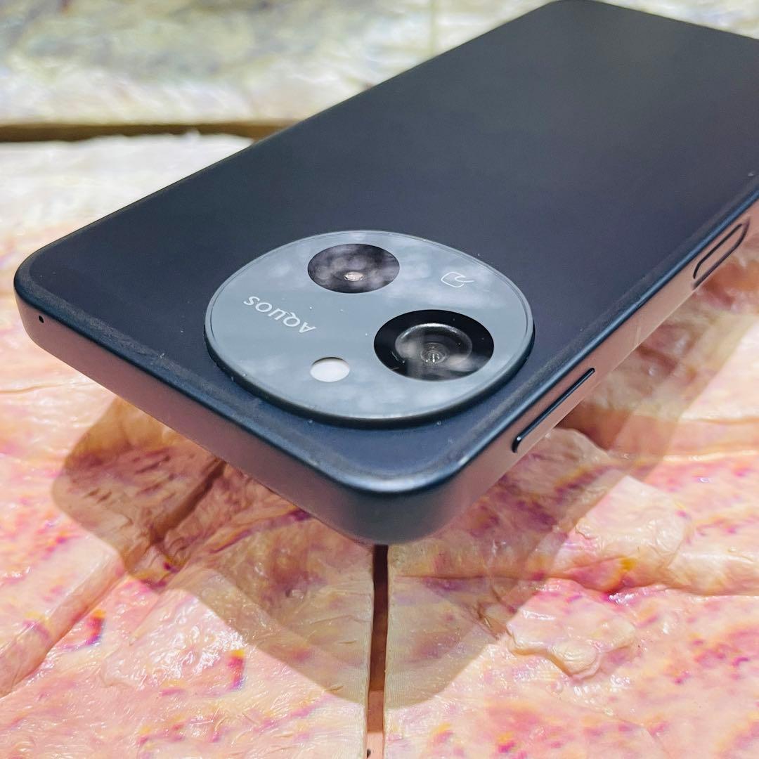 美品 SIMフリー AQUOS sense9 128GB ブラック 電池良好