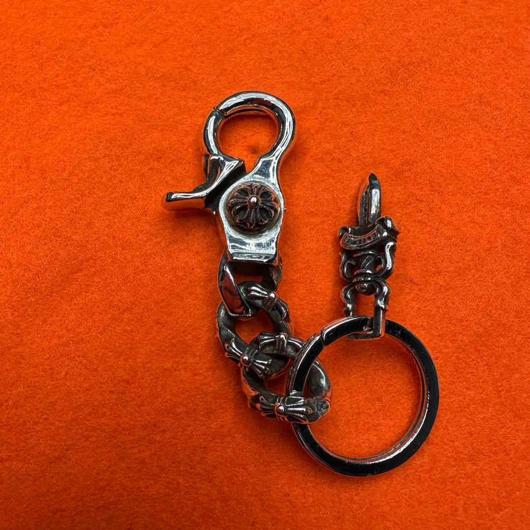 本物!!美品‼︎クロムハーツ　キーチェーン　ショート財布　ウォレット