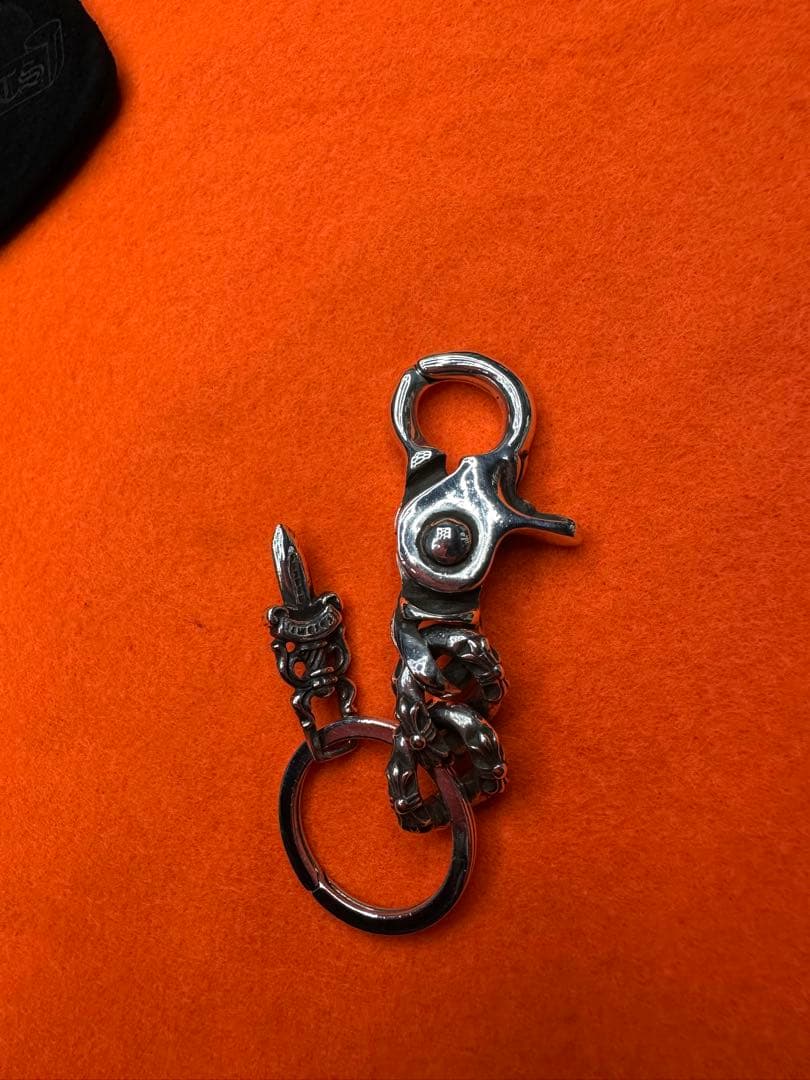 本物!!美品‼︎クロムハーツ　キーチェーン　ショート財布　ウォレット