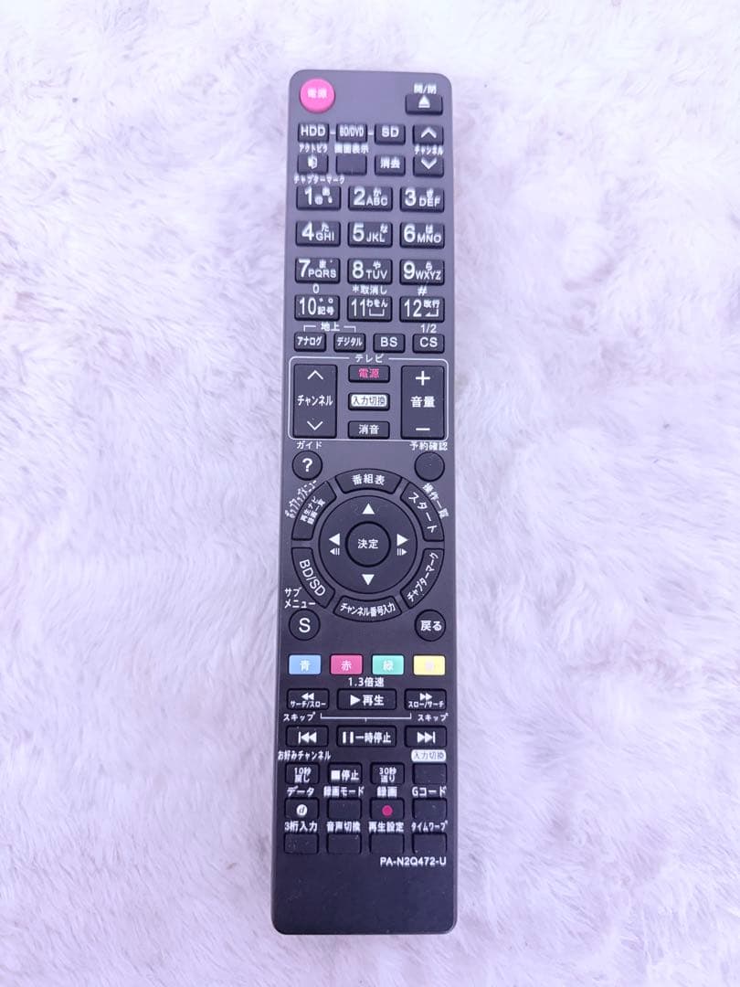 PanasonicDMR-BR585 320GB簡易説明書付すぐ使えるフルセット