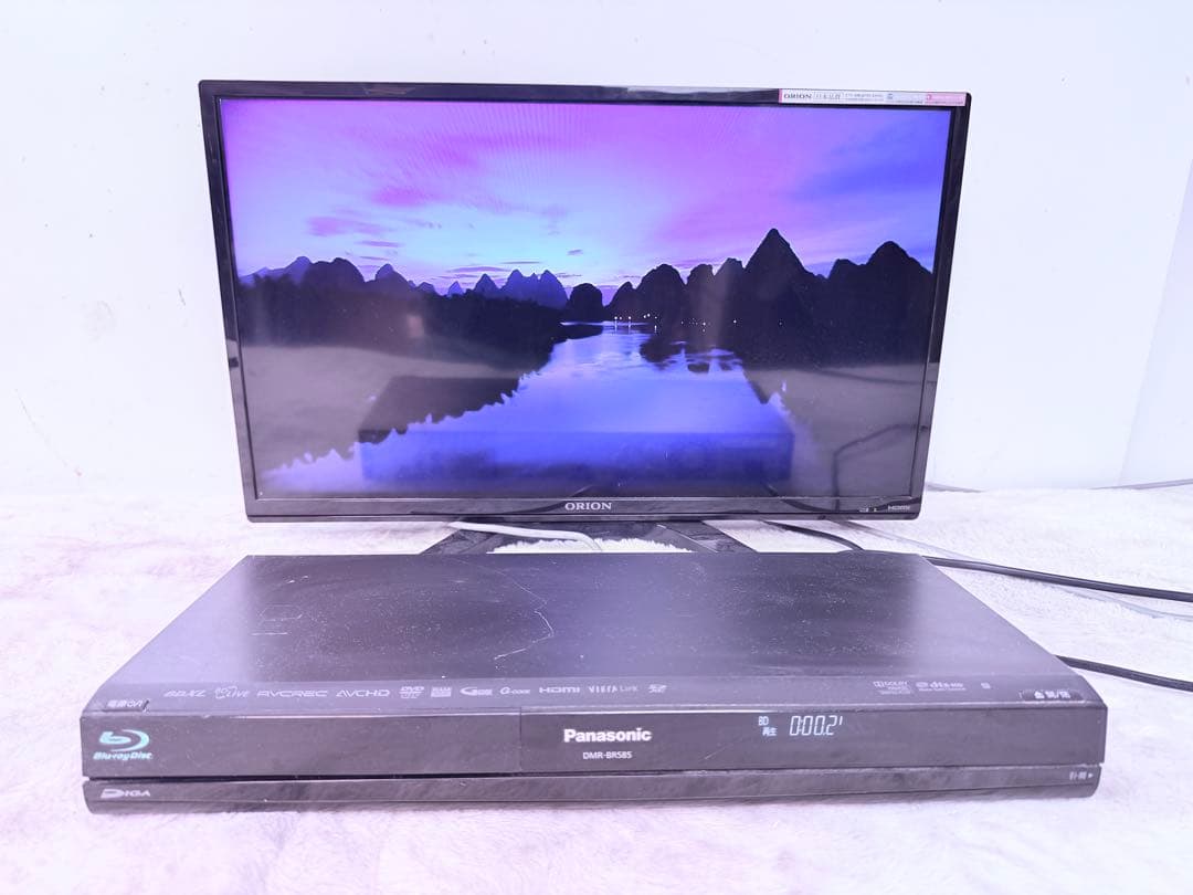 PanasonicDMR-BR585 320GB簡易説明書付すぐ使えるフルセット