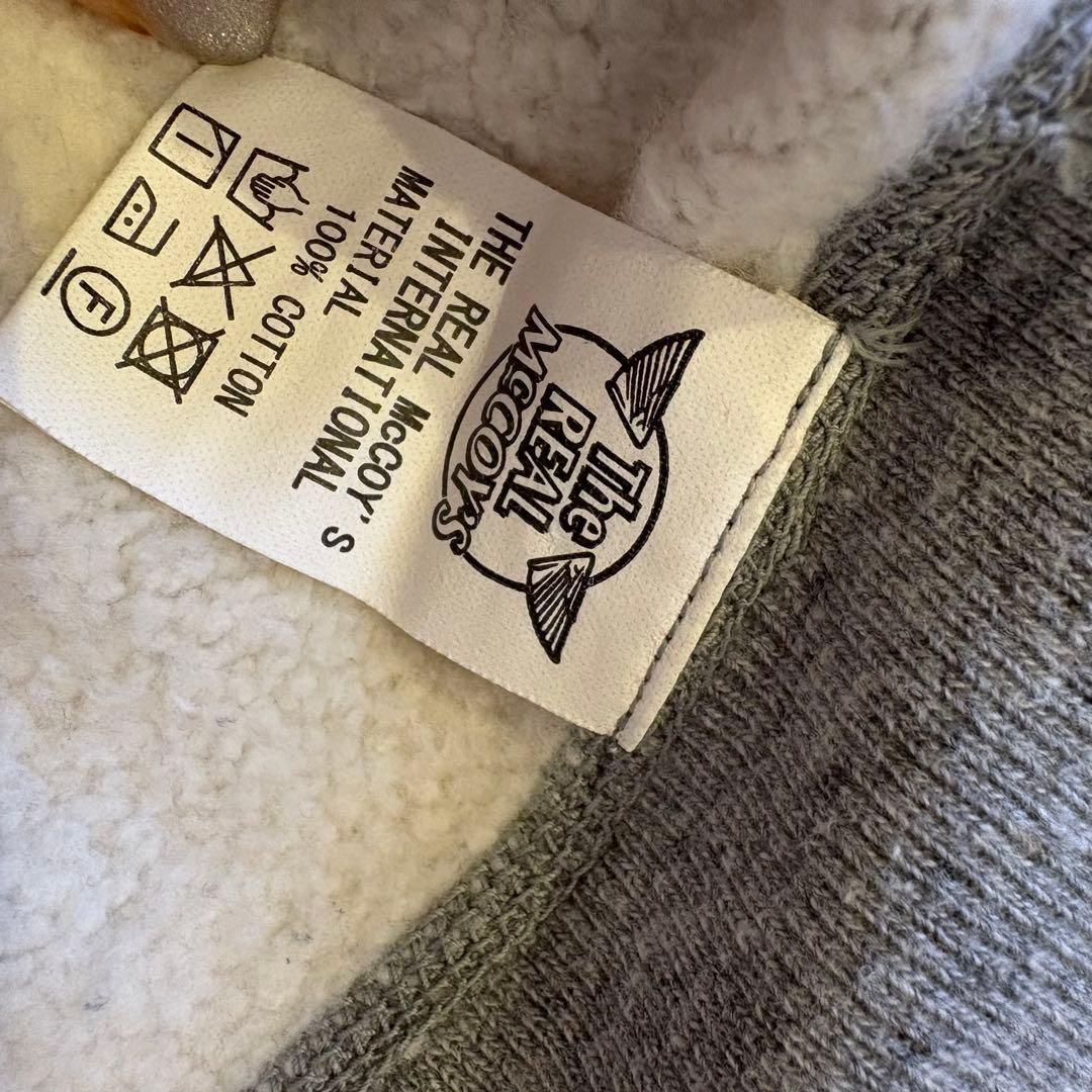 美品 The Real McCoy's グレー スウェット Lサイズ