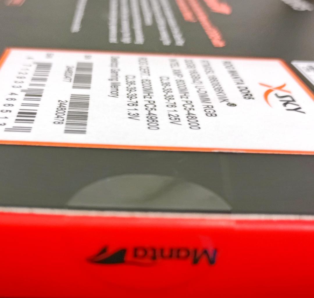 V-Color 32GB PC5-48000(DDR5-6000) 黒 未開封品