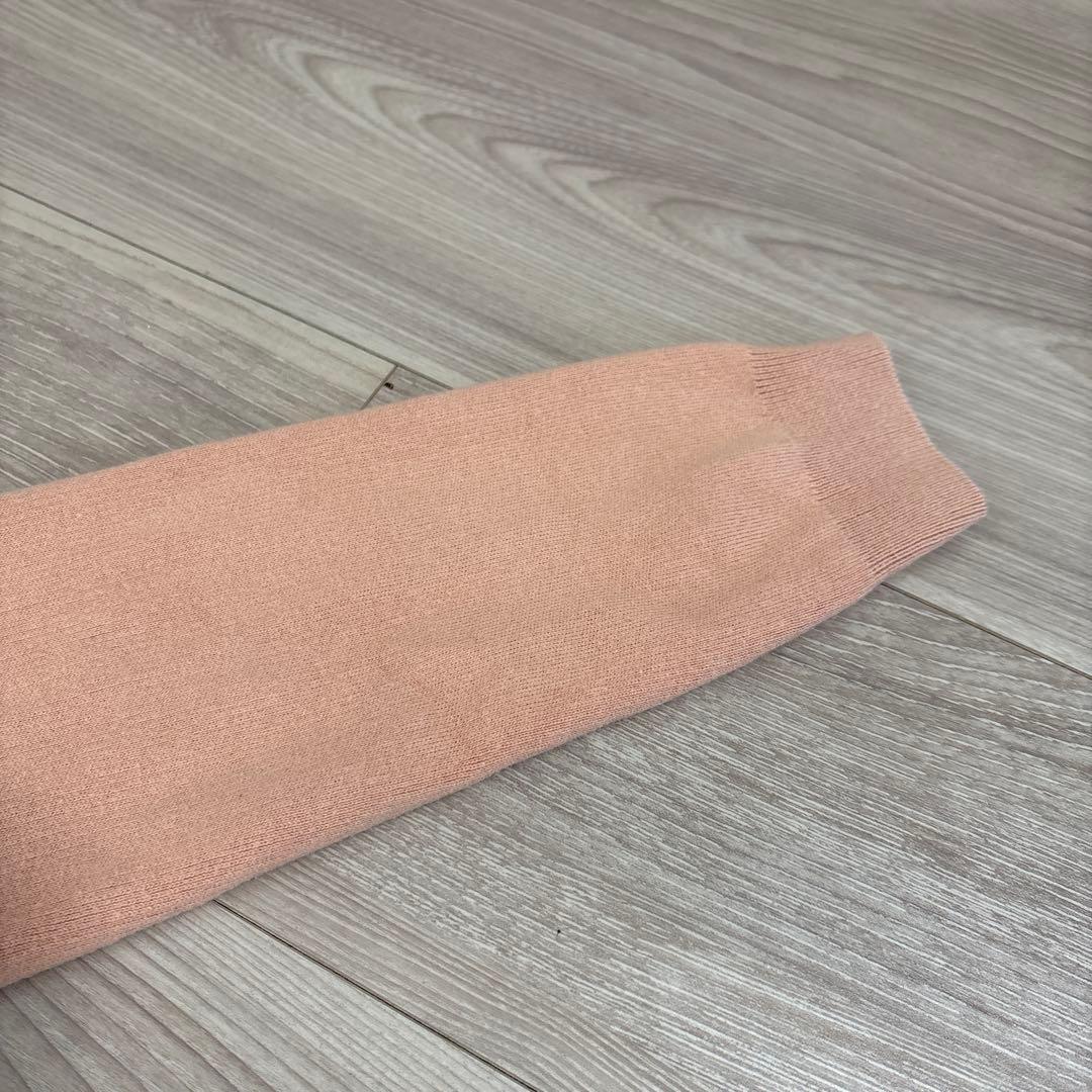 caban キャバン コットンカシミヤクルーネックカーディガン ライトピンク