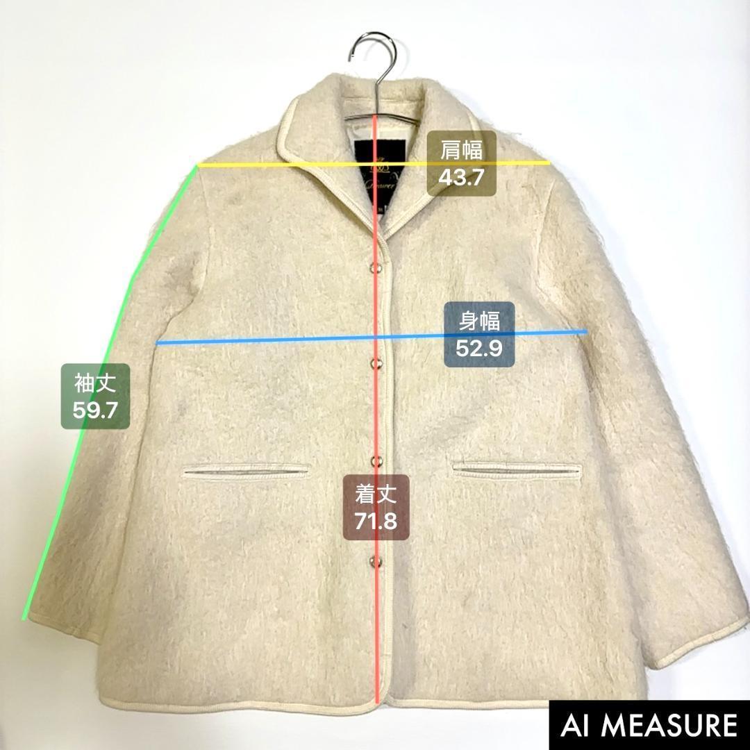 【定価約19万円✨】 ドゥロワー アルパカ混 ウールシャギーコート 23AW