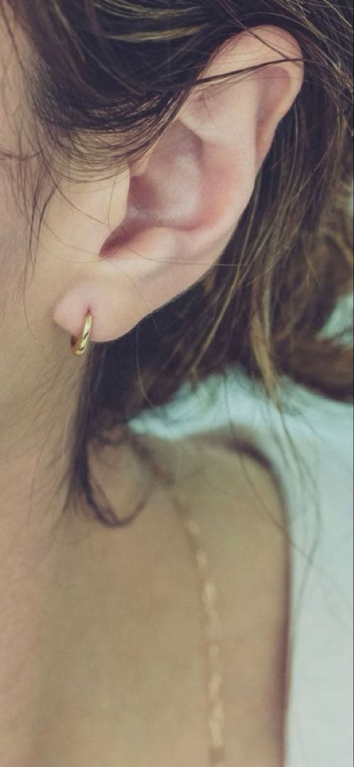 ete フープピアス 18k 【片耳】