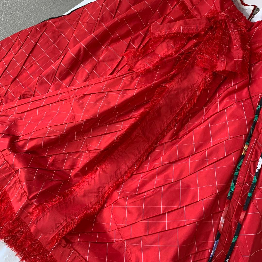 DOLCE&GABBANA ジャケット スカート セットアップ 赤