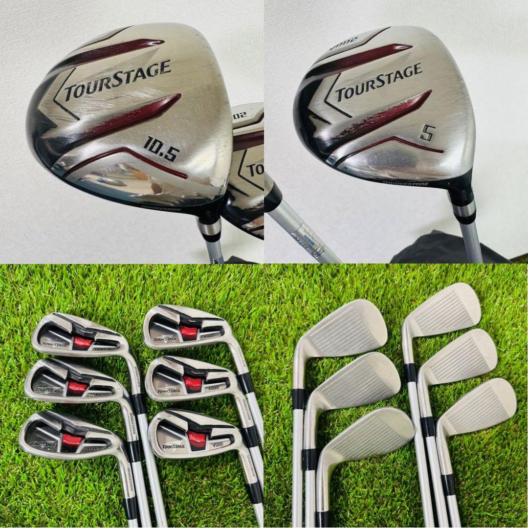 【初心者男性向け】TOURSTAGE V002 ゴルフクラブセット