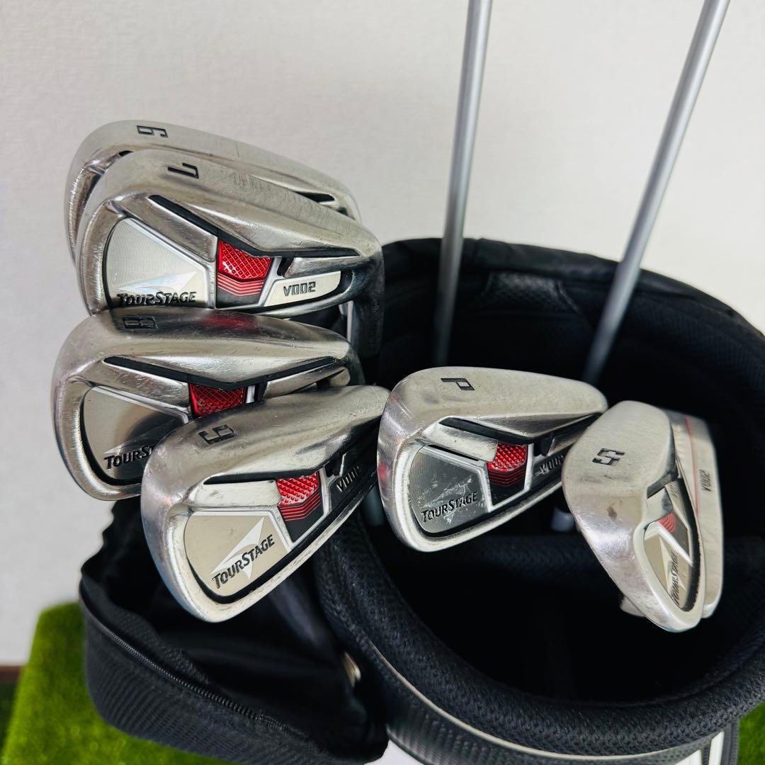 【初心者男性向け】TOURSTAGE V002 ゴルフクラブセット